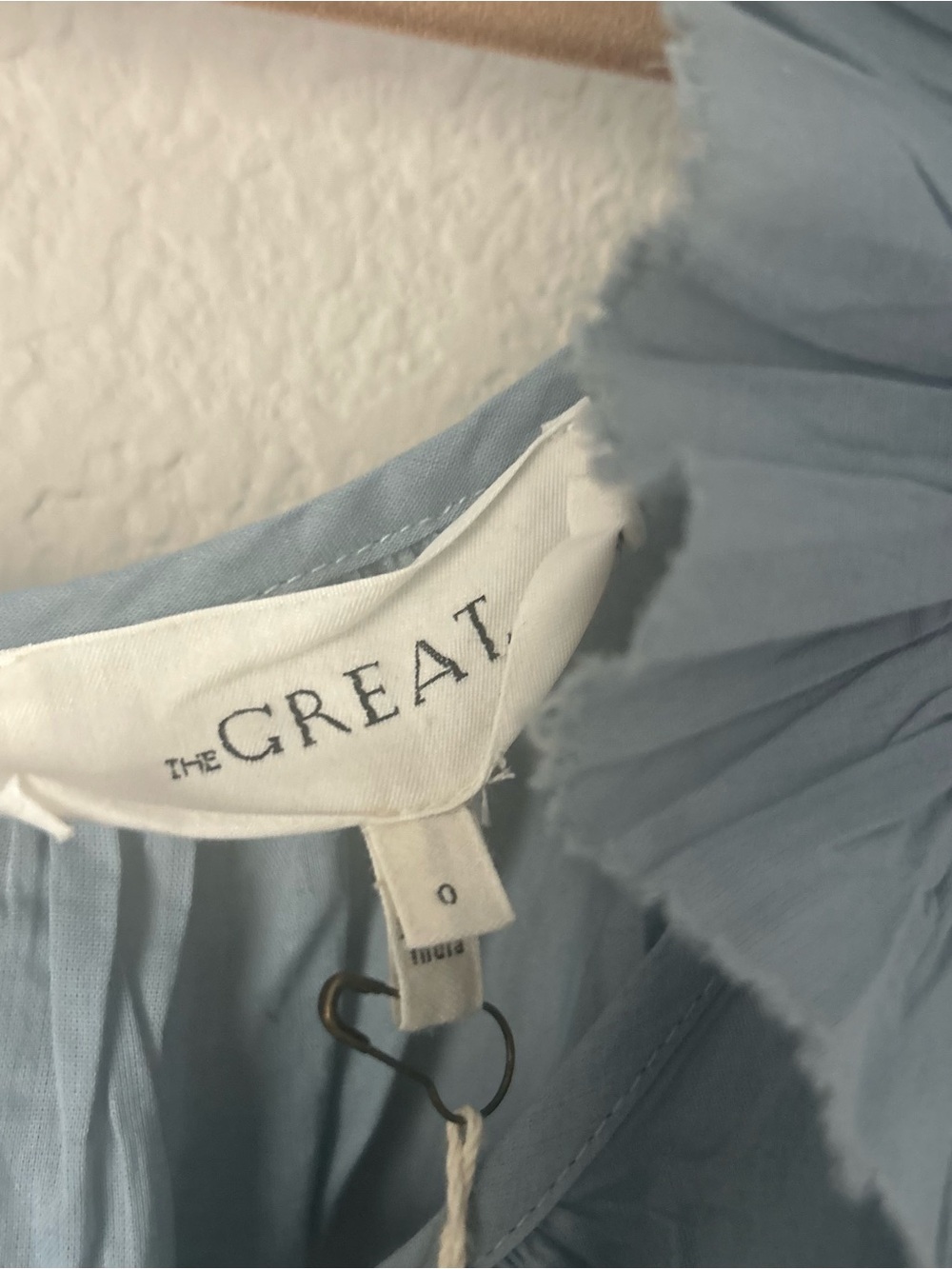 NWT The GREAT The Dove Top in Cornflower - Picture 5 of 7